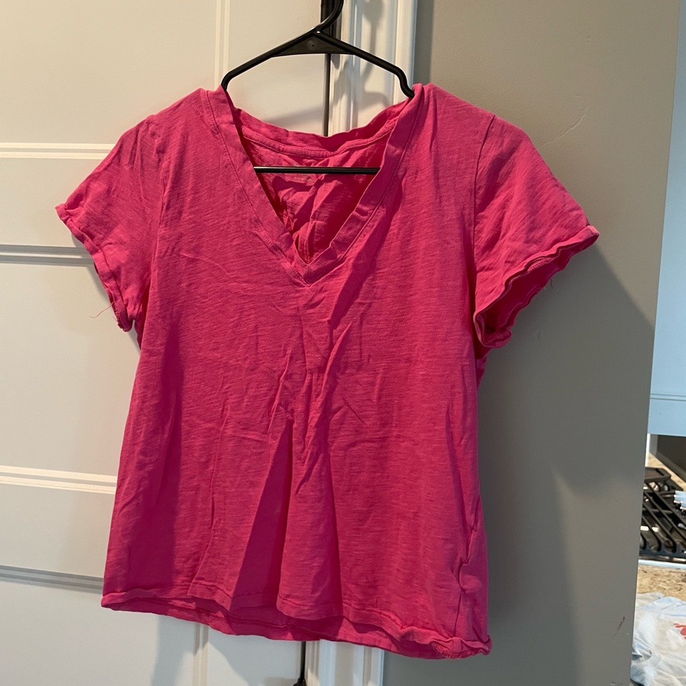 V- neck crop top